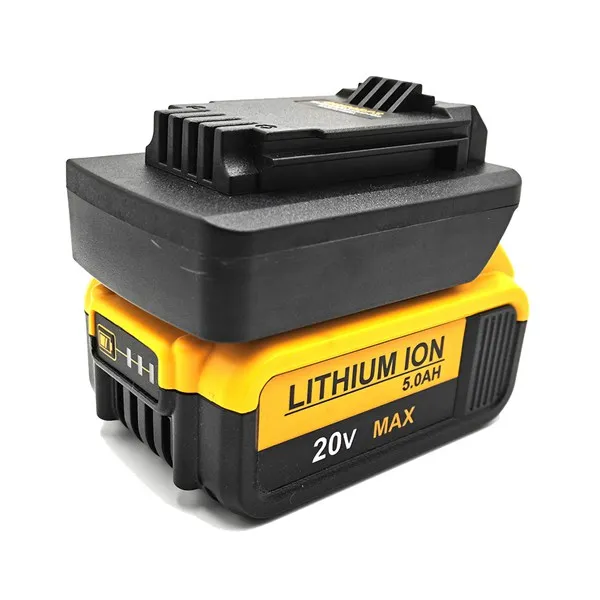 Battery Adapter for Dewalt 18V/20V Lithium Battery Converted to Black&Decker Porter Cable Stanley 18V 20V Battery Tool