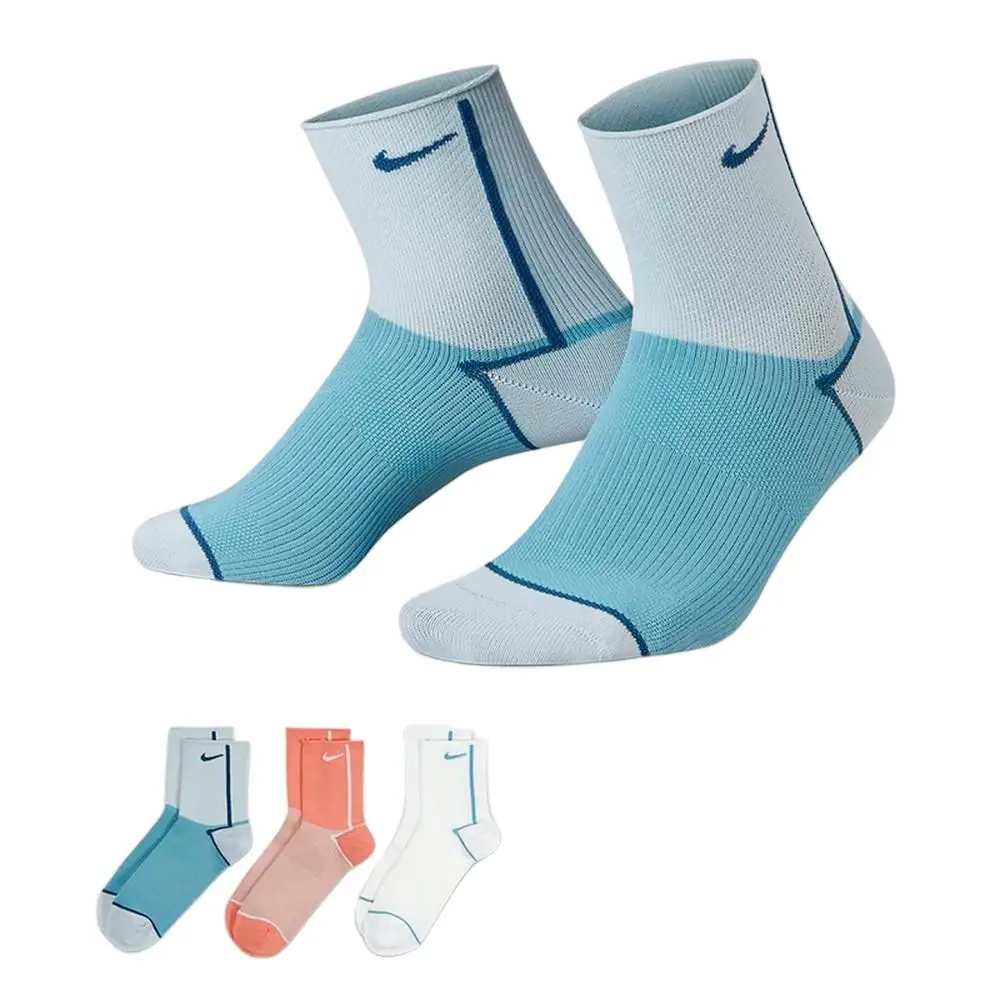

Nike Women's Socks: Non-Slip, Durable, Versatile Training and Sports Socks (3-Pack) – Comfortable and Breathable CK6021-914
