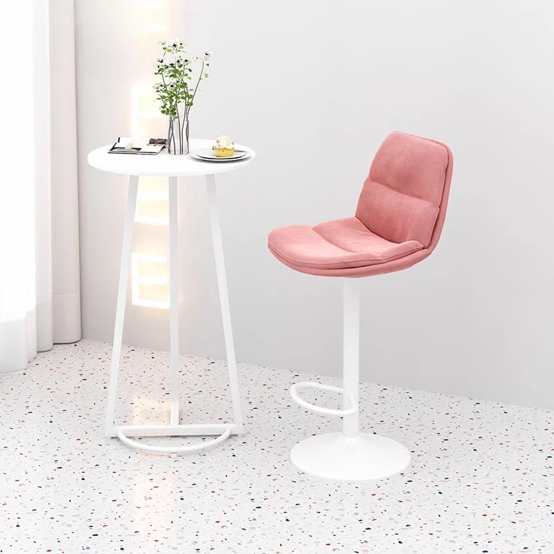 قابل للتعديل بار البراز ارتفاع 65-80 سنتيمتر الصف التجاري الشمال الحديثة المطبخ مكافحة كرسي مقهى البراز للاستخدام المنزلي والمطاعم #4