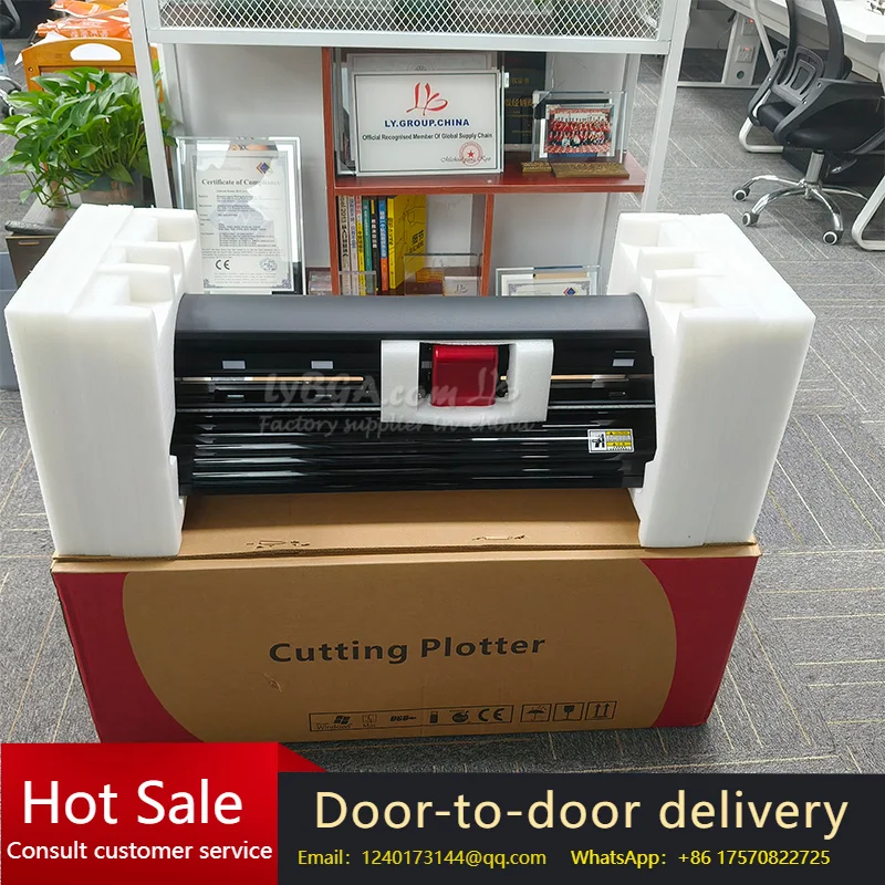

600MM Die-Cutting Machine with Double Head Function: Laser Sticker Cutter, Plotter, Camera, and Profile for Industrial Film Adve