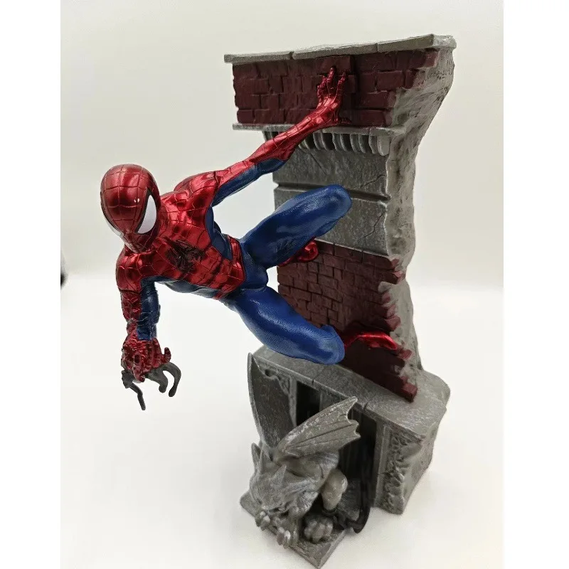 Marvel Venom Spider-Man Anime GK Modell Statue Avengers Sammlung Szene Display Stück Action Figur Sammeln Spielzeug Geschenk