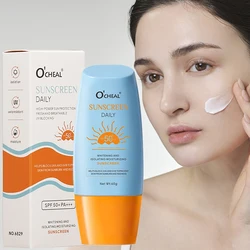 O'cheal Sunscreen Cream Whitening SPF50+ Protector Facial Body Gel Cream Moisturizer Brightening Sun Block Waterproof Cream