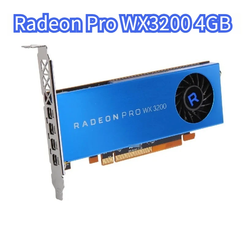 

1 шт. оригинальная профессиональная видеокарта Radeon Pro WX3200 4 ГБ, высококачественная видеокарта