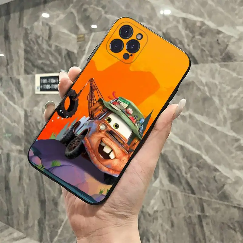 Disney Cars Lightning McQueen Phone Case For iPhone 8 7 6 6S Plus X SE 2020 XR XS 14 11 12 13 Mini Pro Max Mobile Case