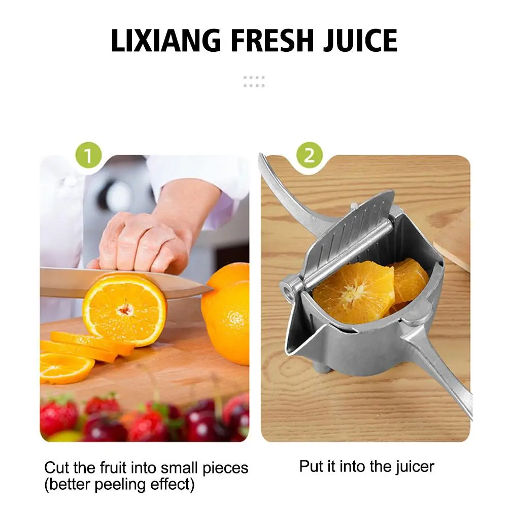 

1PCS Aluminum Alloy Fruits Juicer Squeezer Lemon Manual Press Citrus Tool Kitchen Orange Hand Machine Z6I9