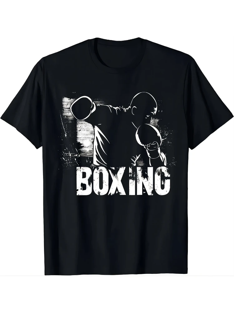 

Mike Tyson Iron Mike boxing graphics, powerful boxers dig out the boxing version of cotton short-sleeved T-shirts.