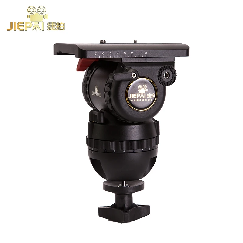 Tripod head Jp-v18 Hydraulic Damping Video camera Professional Broadcast Grade Camera Tripod 100mm Bowl Head