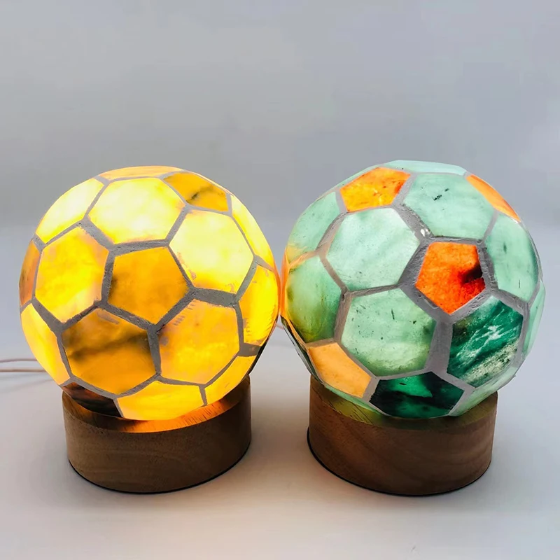 Natural Quartz Crystal Crafts  Football night lights