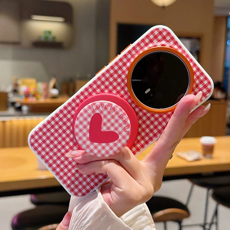 Funda magnética de lujo para HONOR Magic 8 Pro Magic 8 con soporte para teléfono, funda protectora magnética a la moda PINSHEN