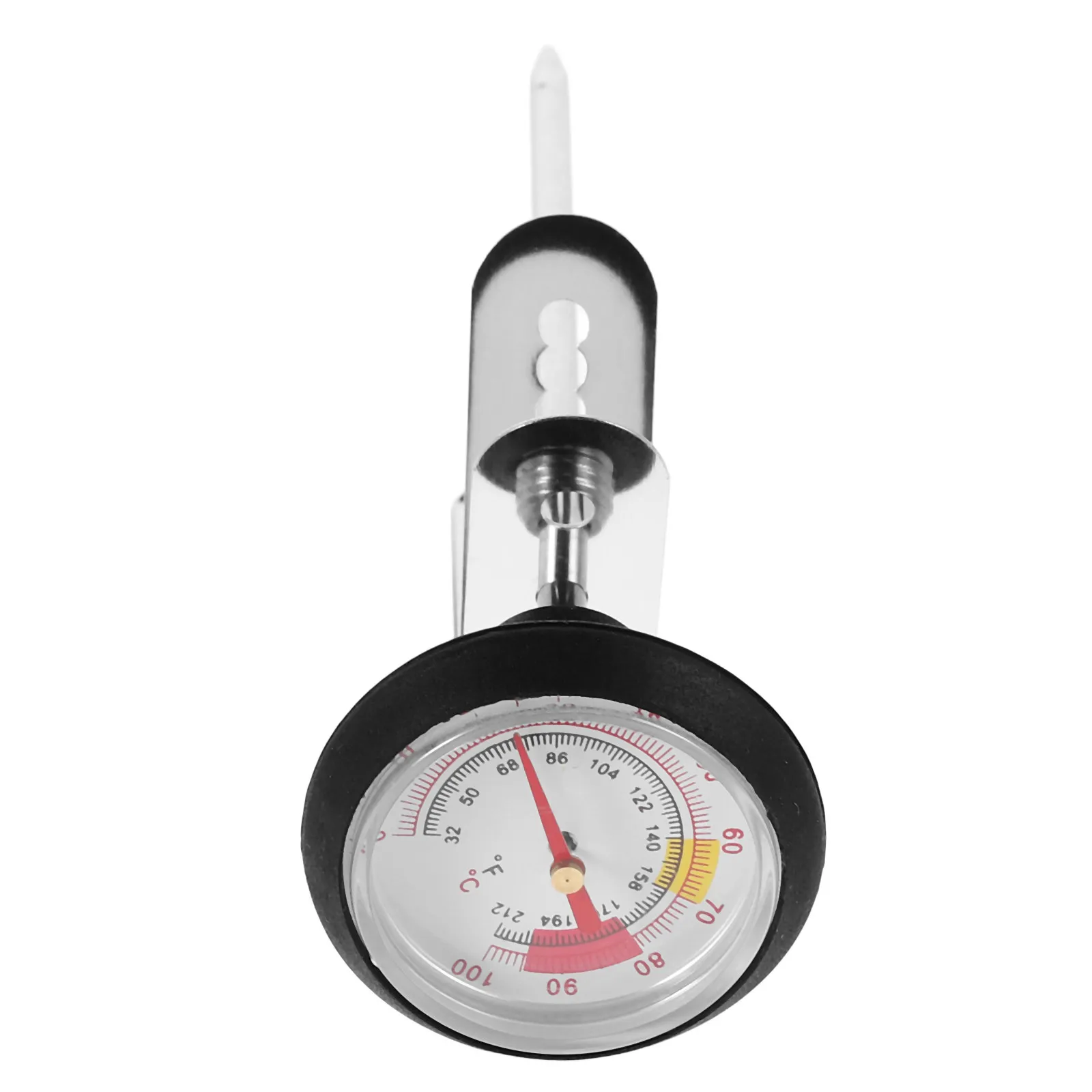 Stainless Steel Coffee Kettle Clip on Thermometer High Accuracy Temperature Gauge for Milk Frothing Brewing Coffee