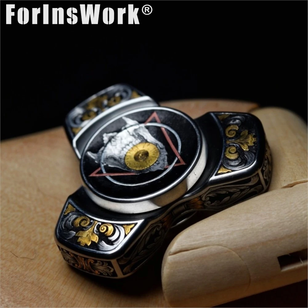 ของเล่นหมุนโลหะแบบมินิมอล C.DEER ของเล่นคลายเครียด ของเล่นหมุนนิ้ว ของเล่นคลายความเครียด