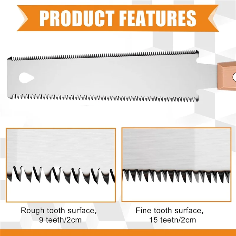 Set di strumenti per la lavorazione del legno 1/4", 1/2", 3/4" e 1" Lama per la lavorazione del legno da 6 pollici Sega per colpire-A09I