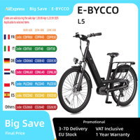 Vitilan L5 City Electric Bike 500W 48V15AH Adult E-Bike Hydraulic Brake 26 Inch Tires Electric Bicycle