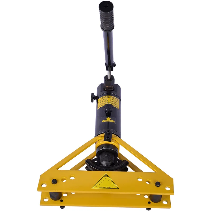 Manual hydraulic pipe bender, stainless steel small hydraulic pipe bender 1 inch galvanized pipe bending tool