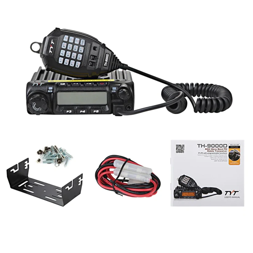 

VHF TYT TH-9000D 136-174MHZ 60W 2Tone / 5Tone CAR TRUCK MOBILE HAM RADIO