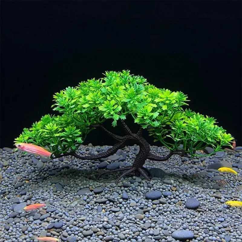 68UC Aquarium Plant Fish Fish Sanks Decorations Tree Tree Grass 13cm
