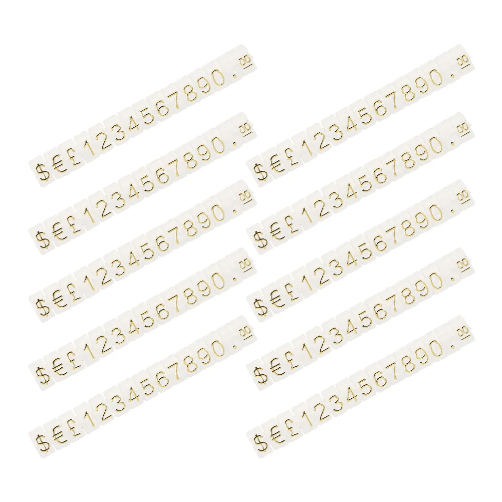 10 قطعة للمجوهرات حامل عرض قابل للتعديل تسعير التسمية حامل السعر مكعب كتل التجزئة عداد أسعار البيع الصغيرة العلامات