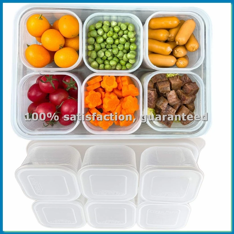 Food Storage Container with Lid Plastic Food Container for Storage Room Organization and Storage Can Be Reused.-A57M