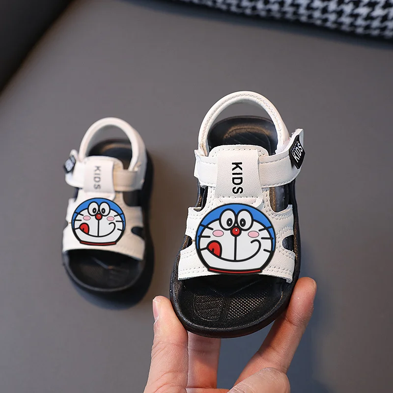 

Doraemon Girls Toddler Shoes Boys Baby Casual shoes Sandals Summer New Children Cute Cartoon Handsome Fashion Beach Sandals
