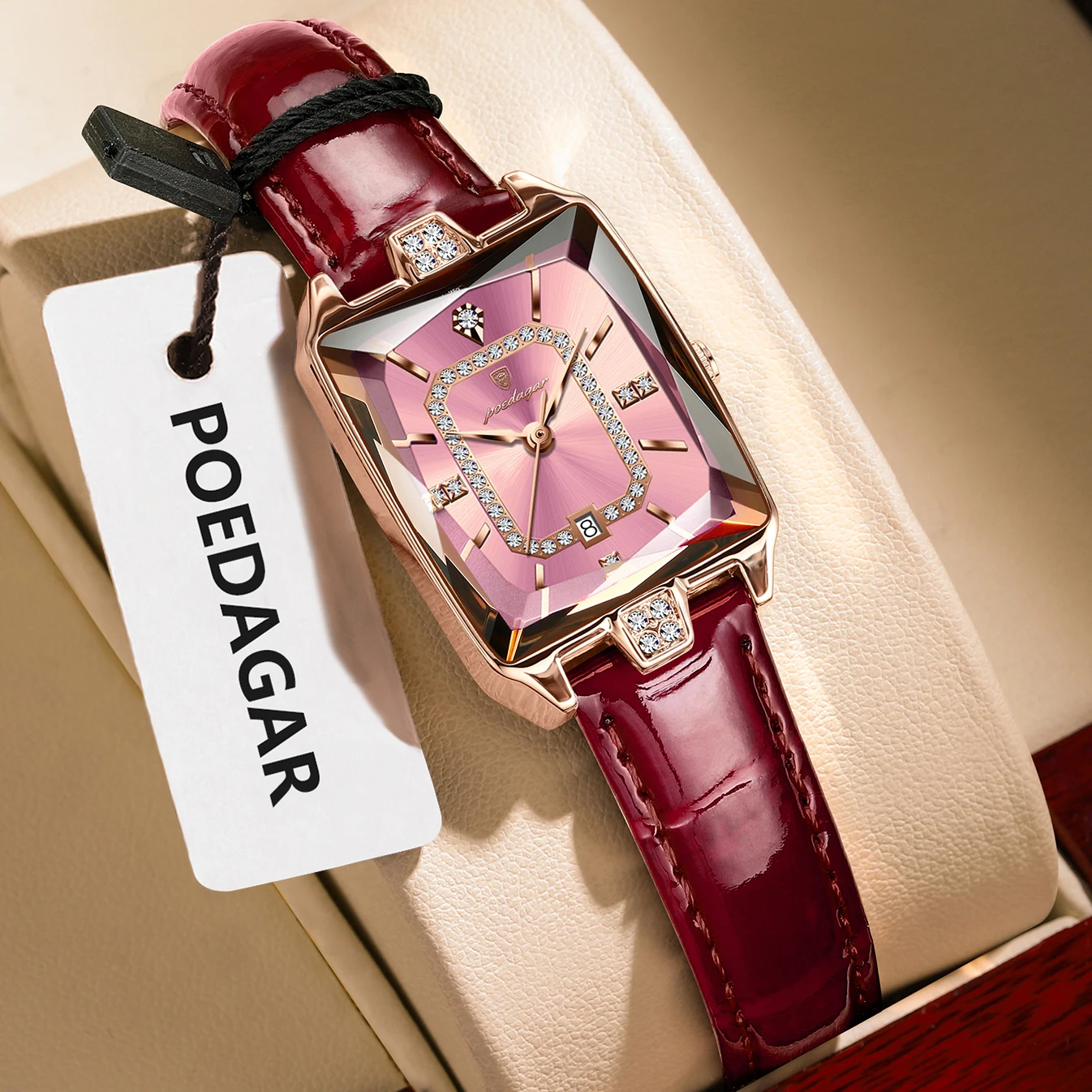 Luxury Women's Waterproof Date Leather Watch