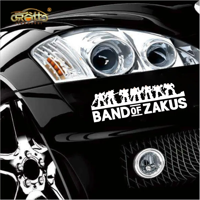 

Suitable for ZAKU Zagu Brothers Even Silhouette Anime Sticker Suitable for Car Laptop Window Decoration Sticker