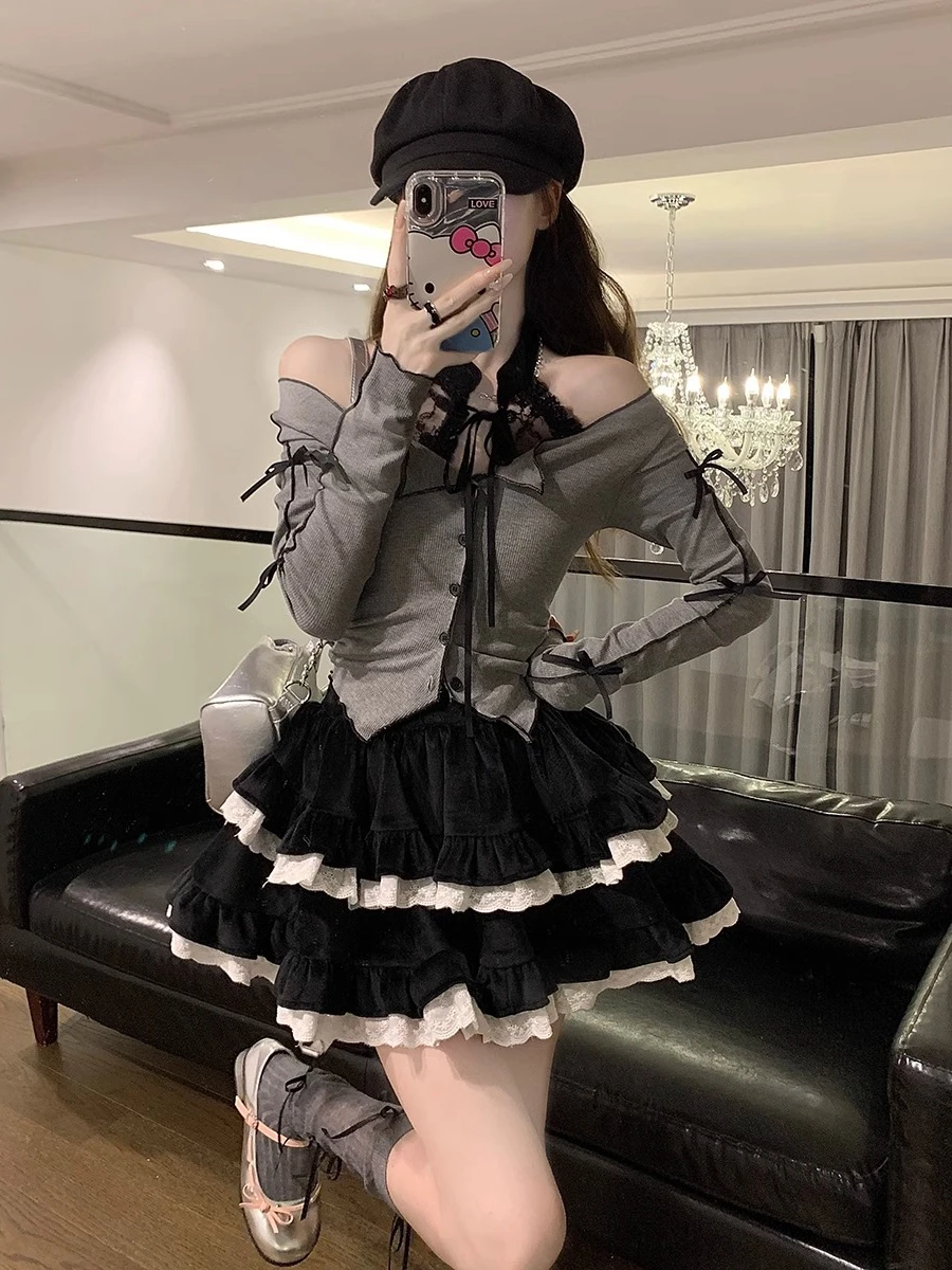 High Waist Princ Sle Semi-Body Skirt for plus Size Women Sweet And Spicy Summer New Cake ort Skirt And Hot Pants