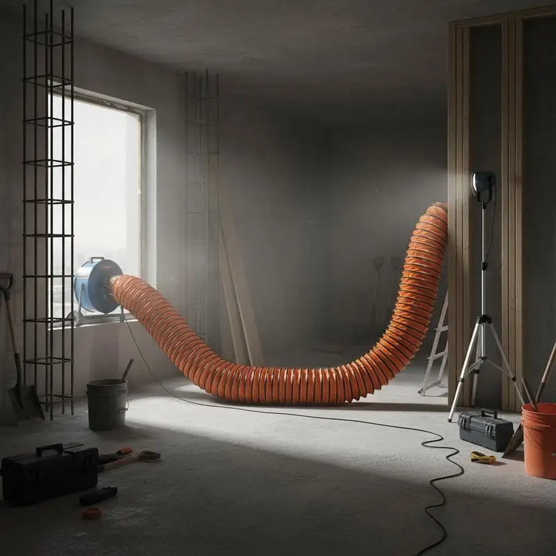 

32ft Duct Hosing PVC Flexible Ducting Hose for 12inch Utility Blower Ventilation Fan Exhaust Fan