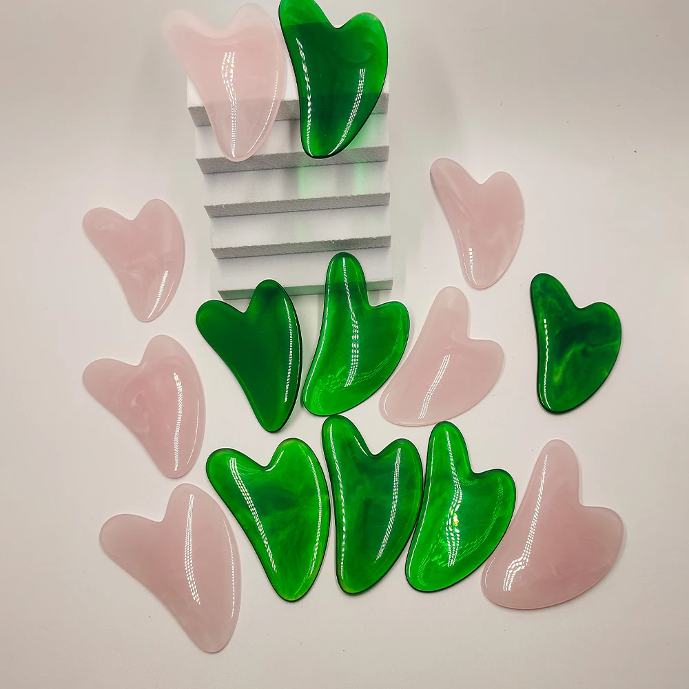 1 Stück Gua Sha Massage-Brett Gesichtspflege Guasha-Werkzeuge Gesichtsmassagegerät Schaber für Gesicht, Nacken, Rücken, Körper SPA Massage-Tool – Detail 9