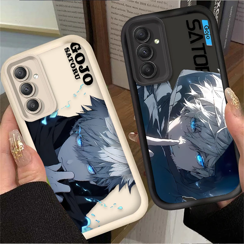 Anime Gojo Satoru Case for Samsung Galaxy A35 A55 A15 A25 A16 A06 A05 A05S A24 A13 A23 A12 A22 A32 A52 A71 A51 4G Silicone Cover