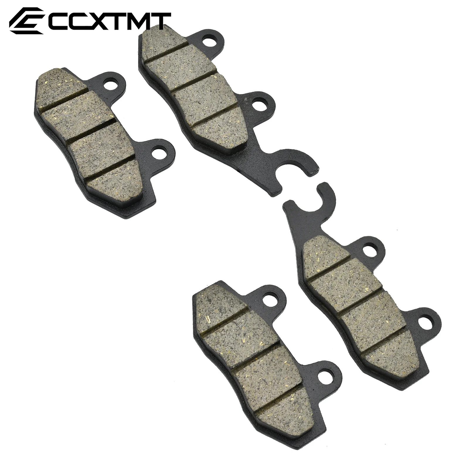 Pastilhas de freio dianteiro e traseiro para motocicleta, ligas de metal de latão e cerâmica para kawasaki ex300 ninja 2013-2016 ex250 ninja 250 r 2008-2012