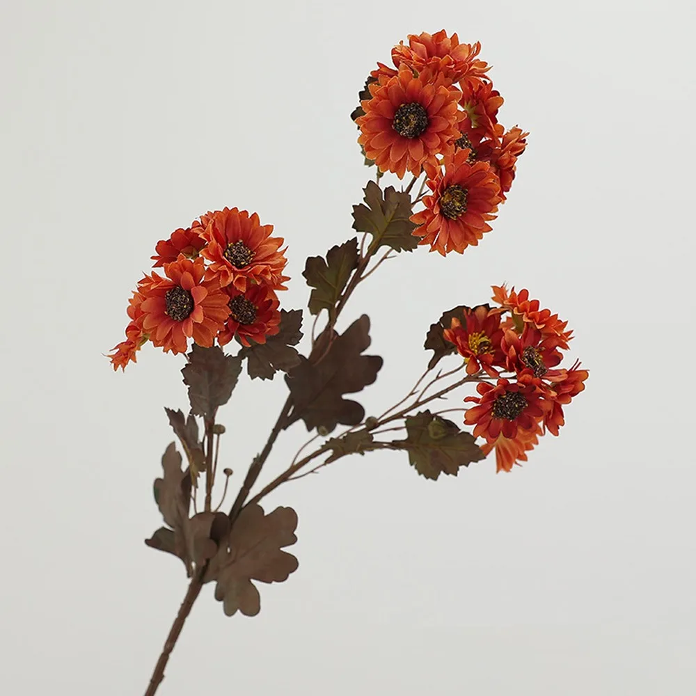 

Faux Plants Lifelike Artificial Daisy Flowers Eco-Friendly Plastic Fake Chamomile Flowers Handmade Silk Flowers Desktop Display