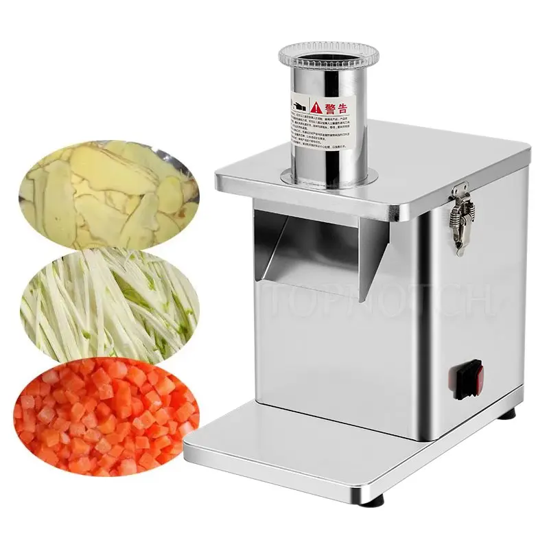 Commercial Electric Vegetable Dicing Machine Stainless Steel Vegetable Cutter Radish Fruit Potato Slicer Shredder Dicer