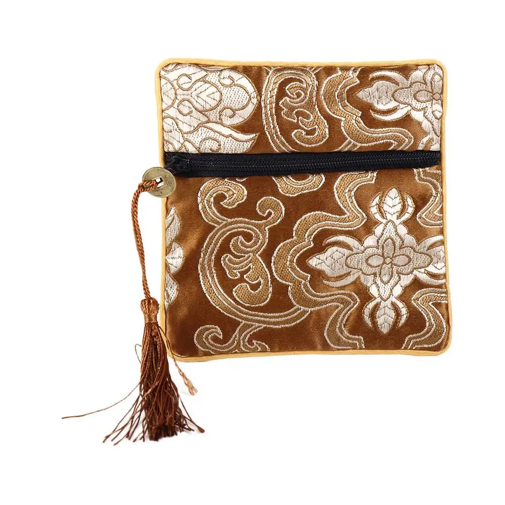 

Boat Festival Bag Zipper Bag Blessing Bag Chinese Style Coin Purse Silk Jewelry Organizer Brocade Pouch Jewelry Storage Bag