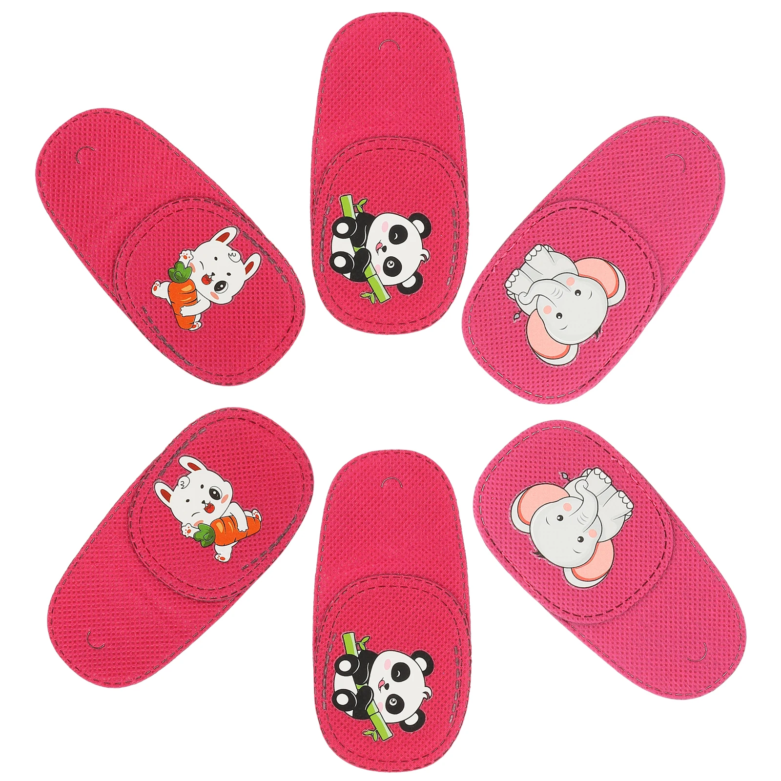 

6 Pcs Eye Mask Training Glasses Patches for Blindfold One Cover Non-woven Fabric Cloth Child Cartoon