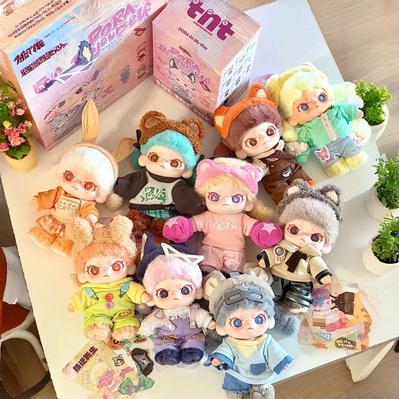 

TNT Big Sister Dora Free Series Plush Toy Vinyl Pendant Blind Box Figurine Trendy Gift for Girls Birthday Surprise Collection