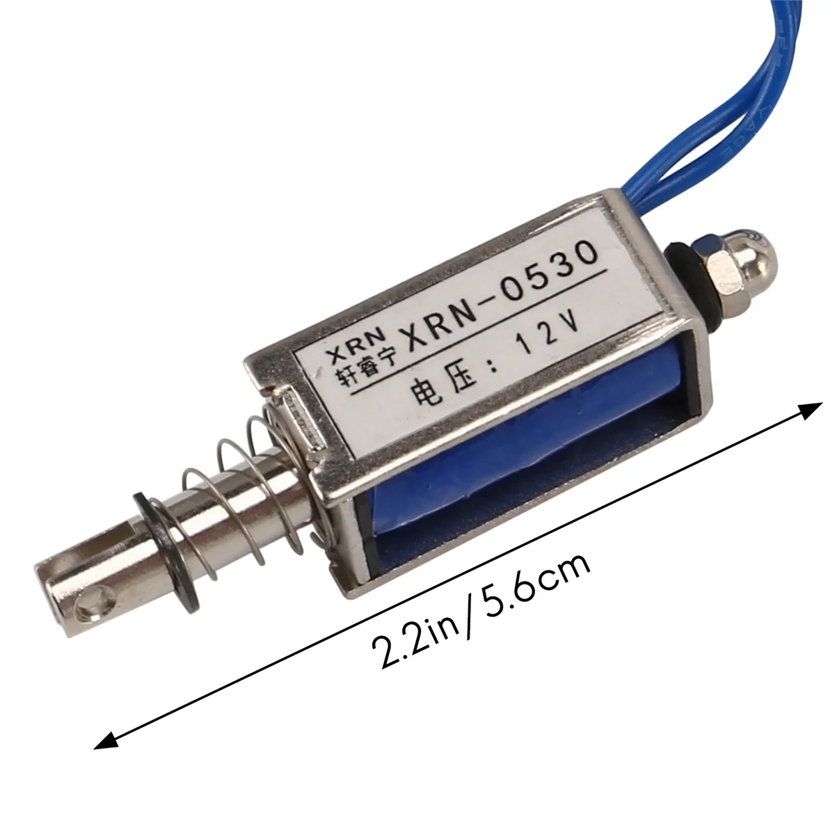 Соленоид электрический соленоид типа push/pull 10 мм постоянного тока 12 В 2,1 кг сила