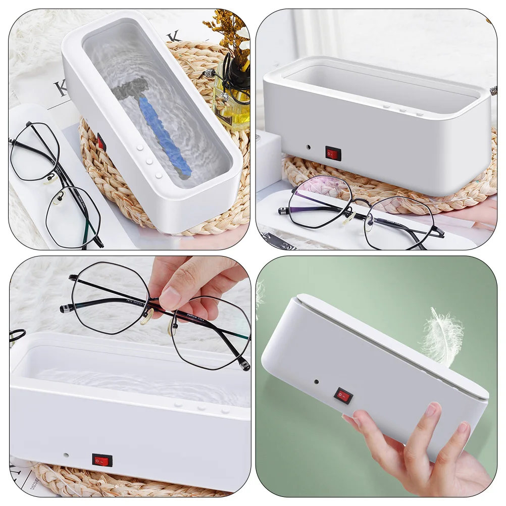 

Ultrasonic Cleaning Machine Jewelry Cleaner Jewellery Steam Glasses Tool Abs Washing