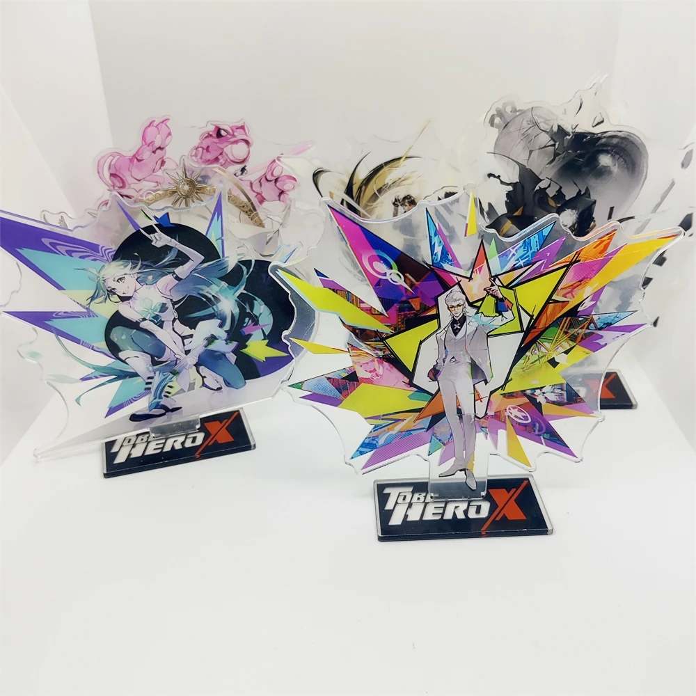 

New Anime TO BE HERO X Acrylic keychains character Stand X loli Lucky Cyan Ghostblade Cosplay Desk Display Fans Gifts