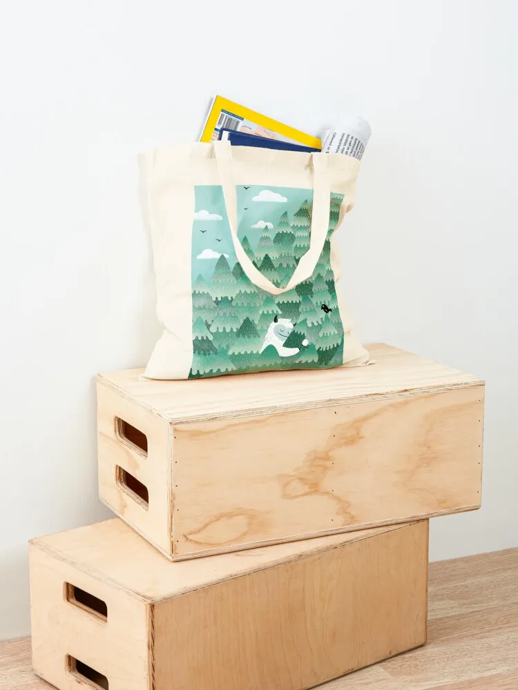 Tree Hugger (نسخة الربيع والصيف) حقيبة حمل أكياس الحلوى أكياس المتسوق للنساء حقائب نسائية حمل القماش #4