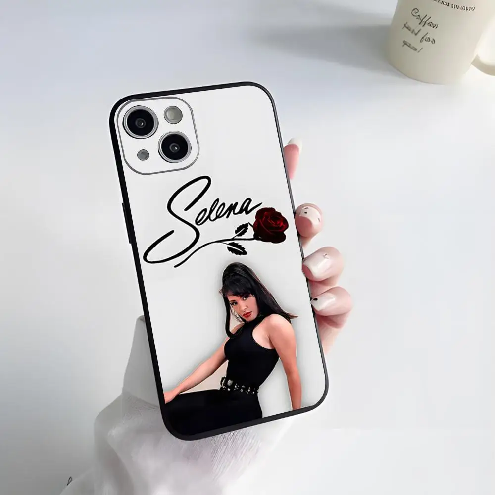 Singer Selena Handyhülle für iPhone 17 Pro Max 15 Pro 16 14 Plus 12 13 Mini 11 Pro Stoßfeste Weiche Schutzhülle