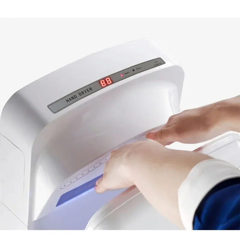 BLK6/BLK6T مجفف اليد التعريفي مجفف اليد التجارية فندق المكاتب المباني عالية السرعة الوجهين جت نوع آلة تجفيف اليد 1 قطعة