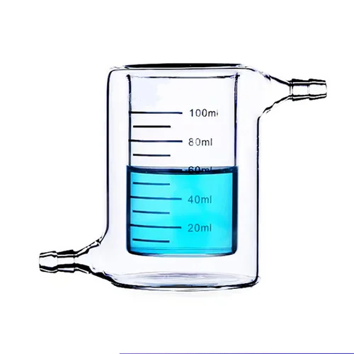 Imagen 2 del producto Vaso con camisa de vidrio Reactor fotocatalítico Vaso de doble capa 100/200/250/500/1000/ml