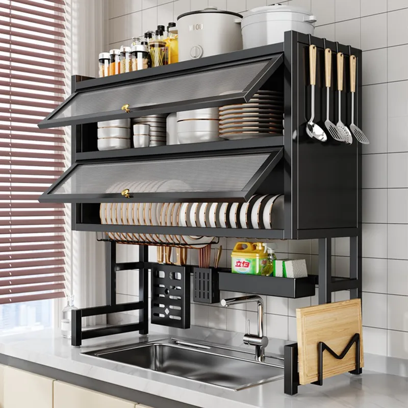 Kitchen Drain Rack Dish Rack Plate Rack Sink Storage Dishwasher Shelf Shelf Tableware Storage Rack