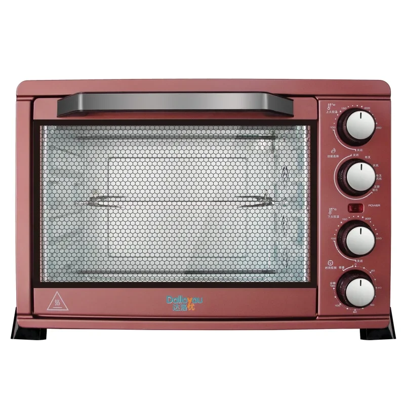 &For 38L Large Capacity Multifunctional Household Electric Oven, Rotary Knob Control Baking & Roasting Machine