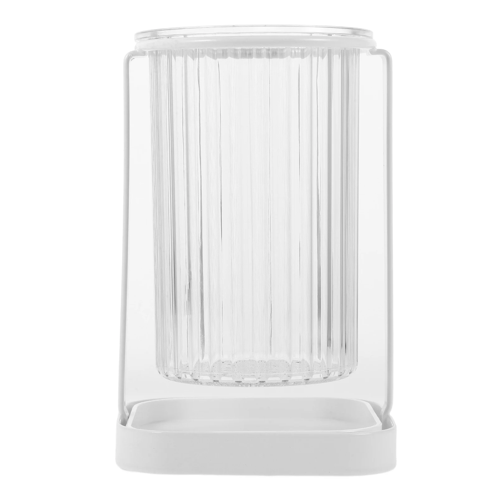 

Chopstick Organizer Storage Accessory Drain Rack For Spoons Forks Large Capacity Sturdy Iron Silicone Material