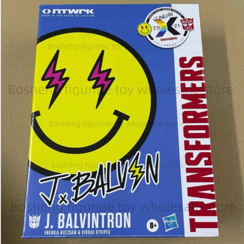 En Stock Hasbro juguetes transformados J Balvin BalvintronG1 Soundwave Deluxe figura de Anime modelo juguetes de acción coleccionables regalos E8546