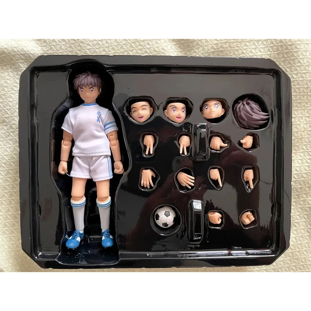 Genuine Captain Tsubasa Ozora SHF Action Figures Childhood Anime Figurine Hyuga Kojiro Collection Desk Decorate Kids Toy Gifts