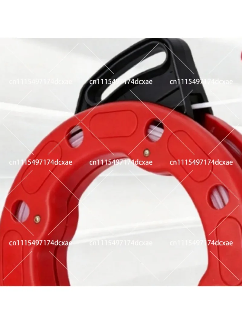 Fiberglass Fish Tape Cable Puller Reel 4mm Conduit Rodder Wire Pulling Tool 10/15/20/25/30m