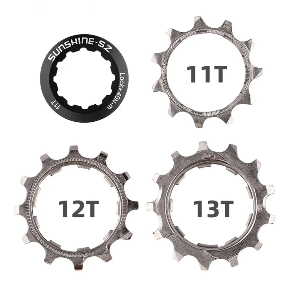 Lightweight Mountain Bike Freewheel Cog for 8 11 Speed Systems Featuring Innovative Tooth Design for Optimal Chain Grip