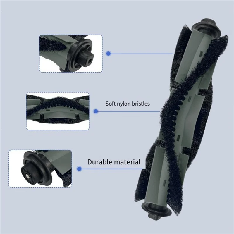 ABUS-Untuk Airrobo P20 Penyedot Debu Aksesori Sikat Samping Pengganti Penyedot Debu